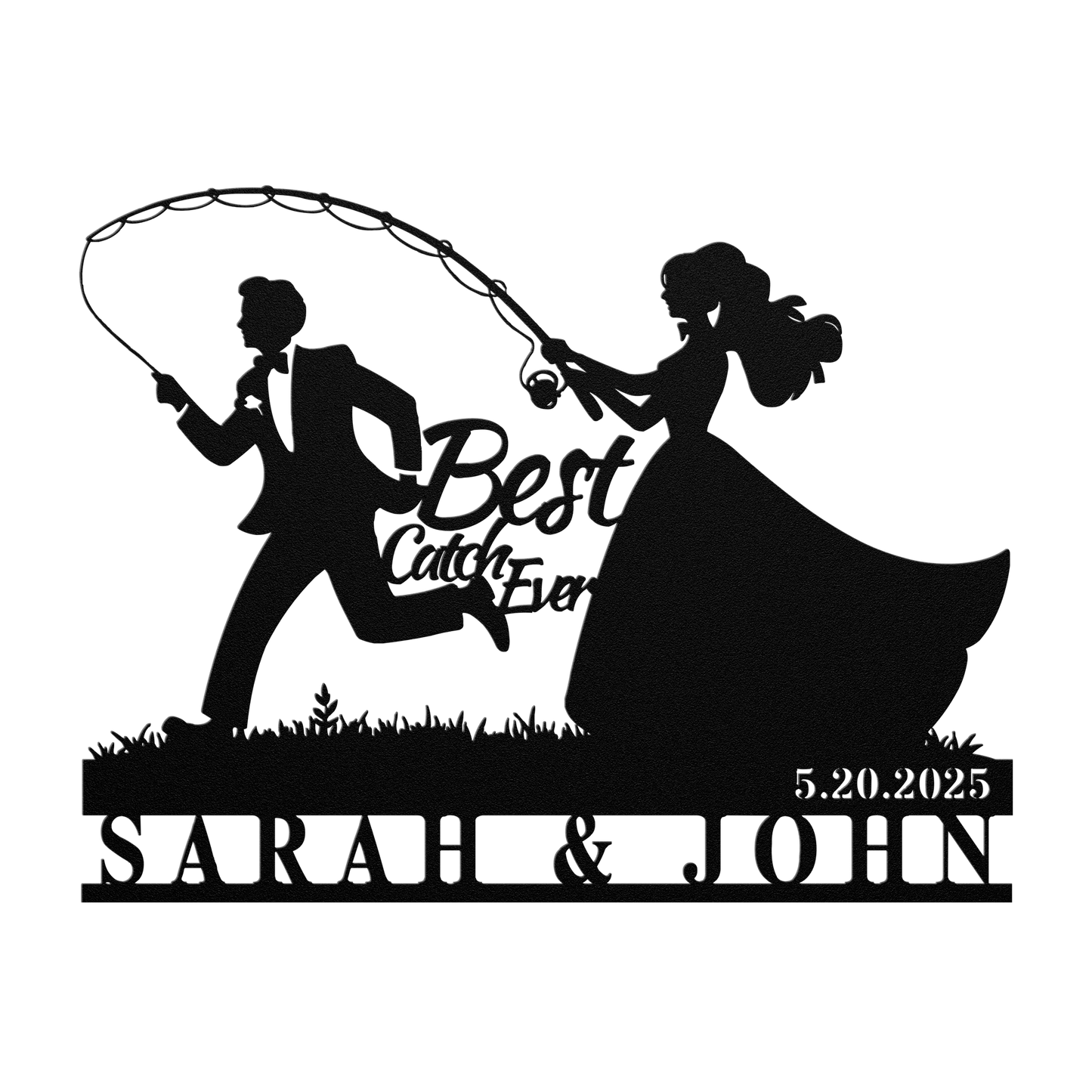 Custom_Fishing_Couple_Wedding_Metal_Sign_Black_Transparent_Mockup.png
