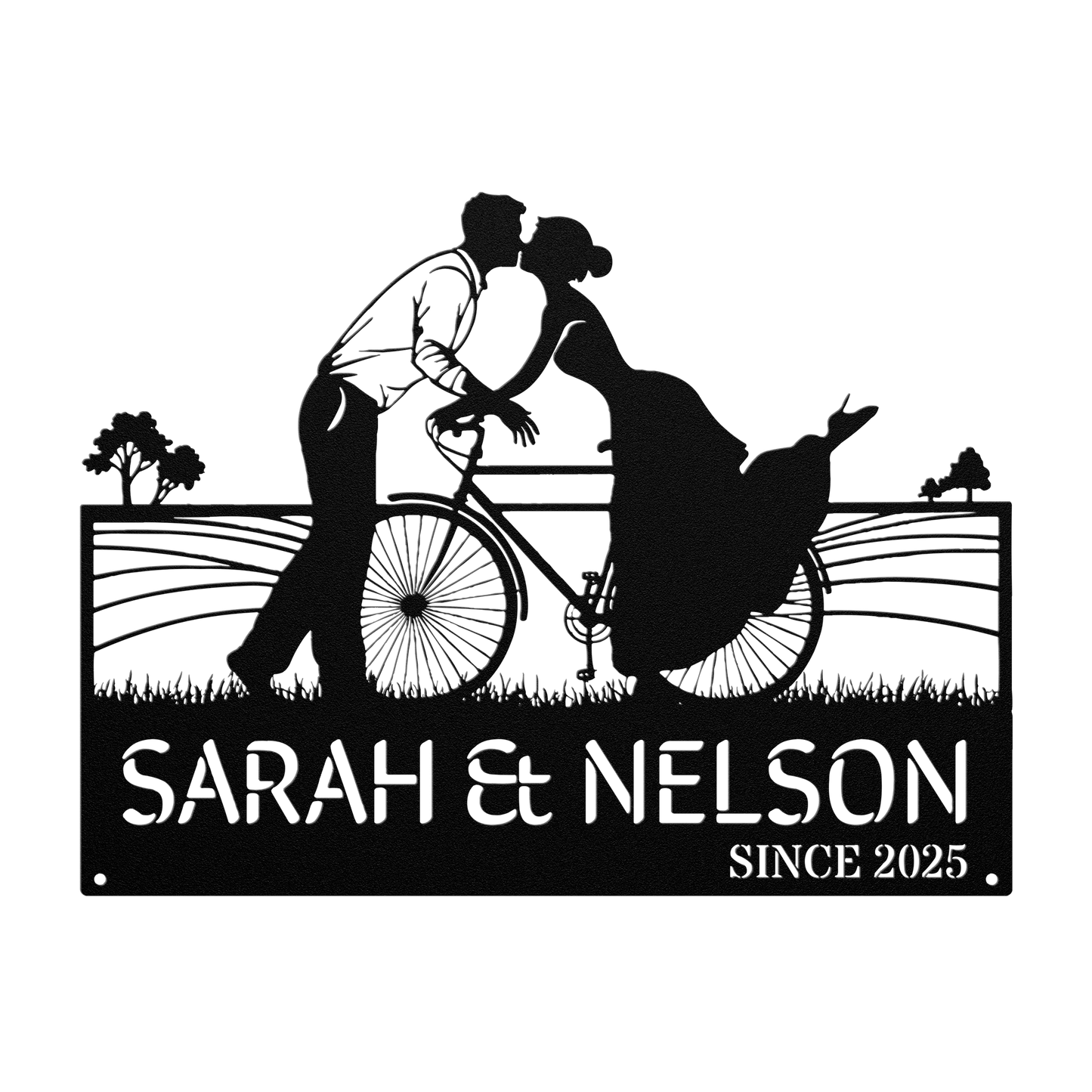 Cycling_Couple_Kissing_Metal_Sign_Black_Transparent_Mockup.png