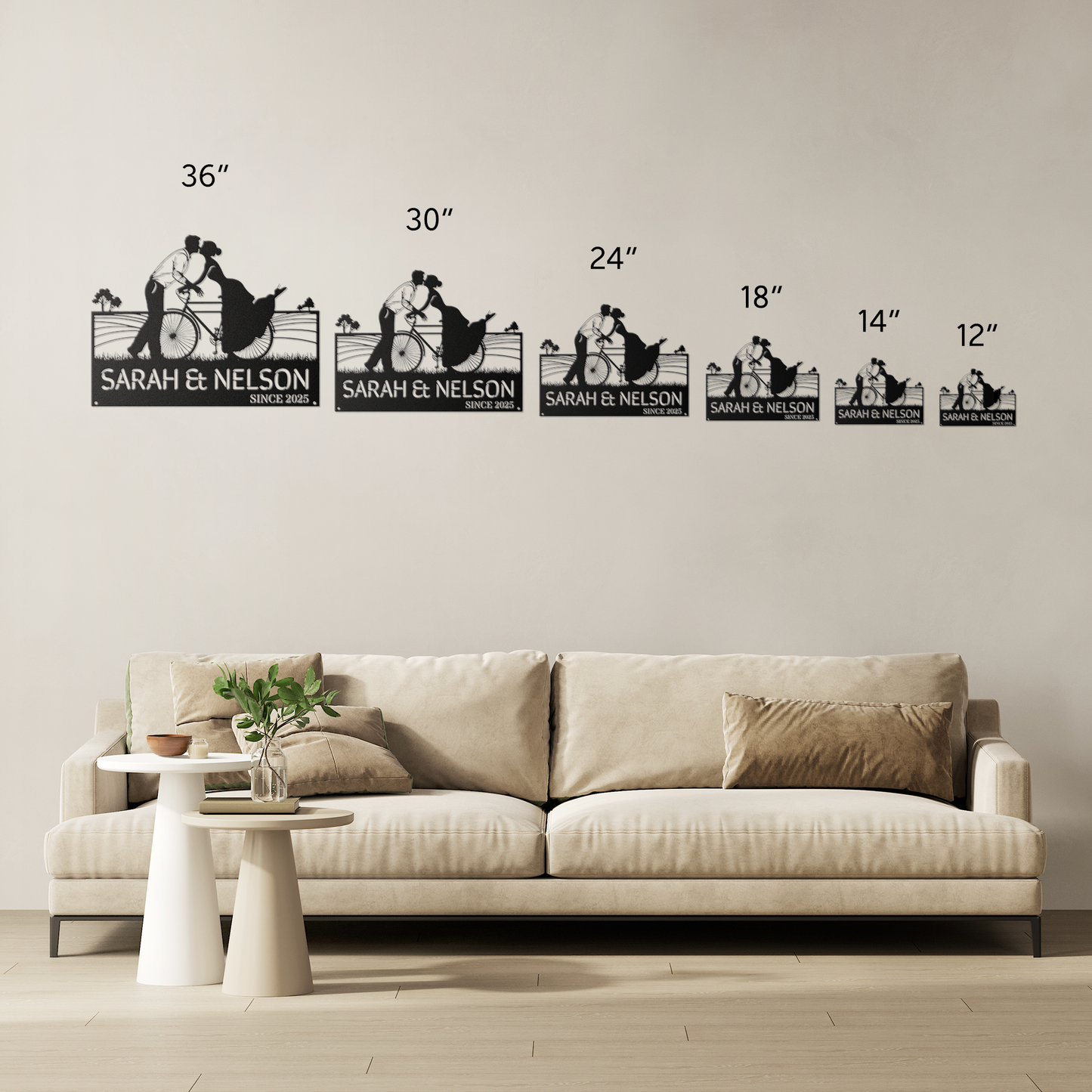 Cycling_Couple_Kissing_Metal_Sign_Size_Options_Mockup.png