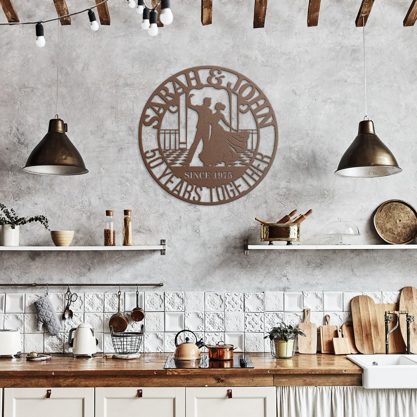 Dancing_Couple_Metal_Sign_Copper_Rustic_Kitchen_Mockup.png
