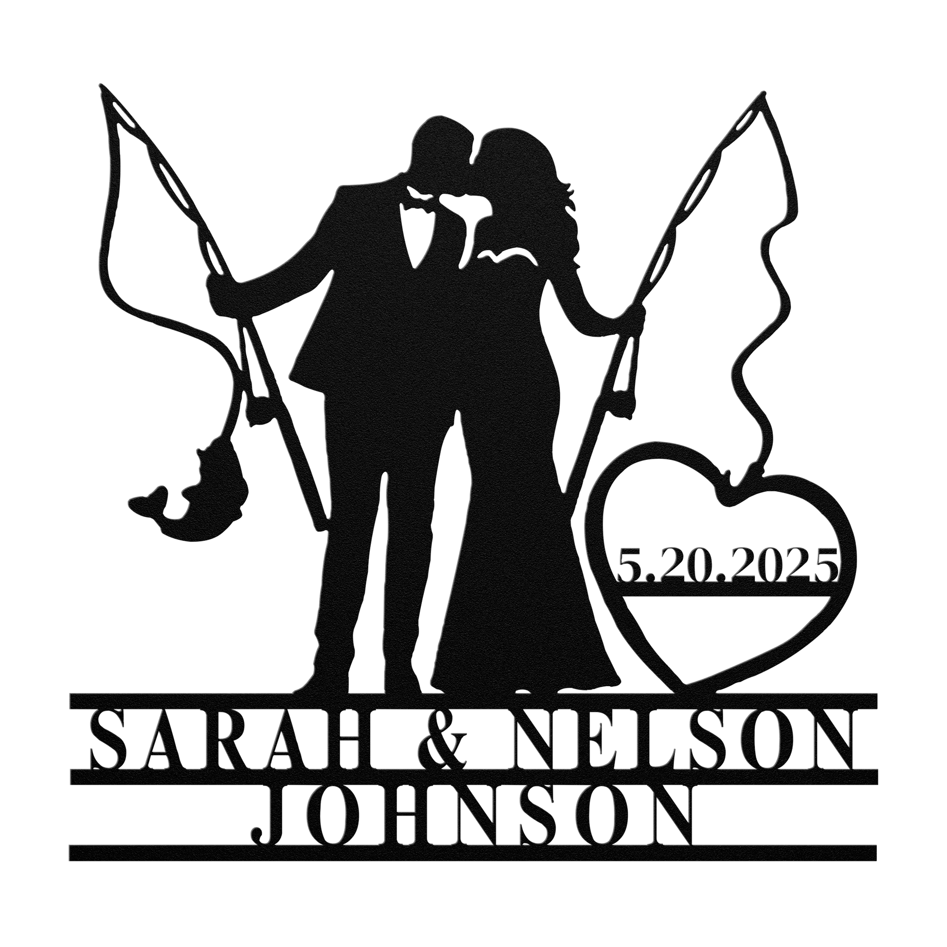 Fishing_Couple_Wedding_Metal_Sign_Black_Transparent_Mockup.png