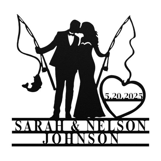 Fishing_Couple_Wedding_Metal_Sign_Black_Transparent_Mockup.png