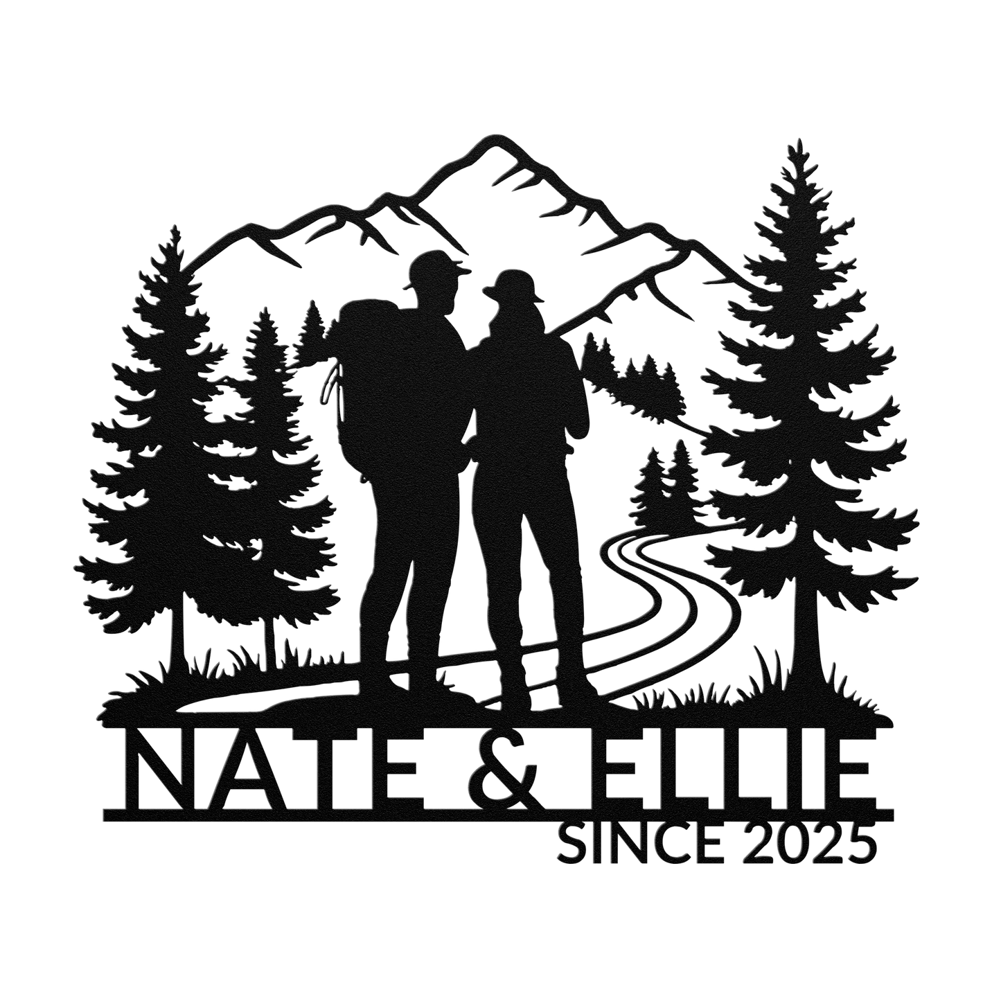 Hiking_Couple_Metal_Wall_Art_Black_Transparent_Mockup.png