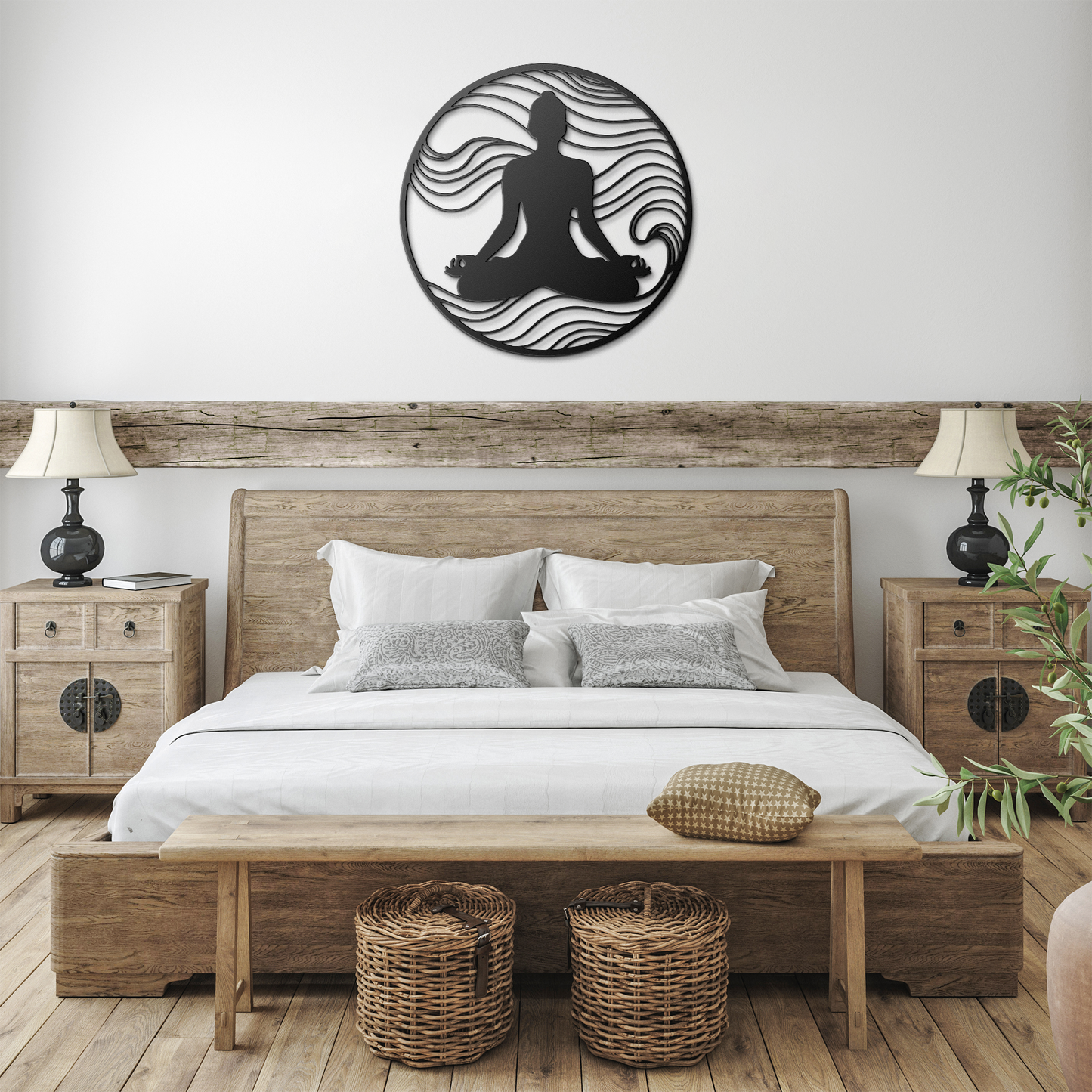 Meditating_Buddha_Metal_Art_Black_Farmhouse_Bedroom_Mockup.png