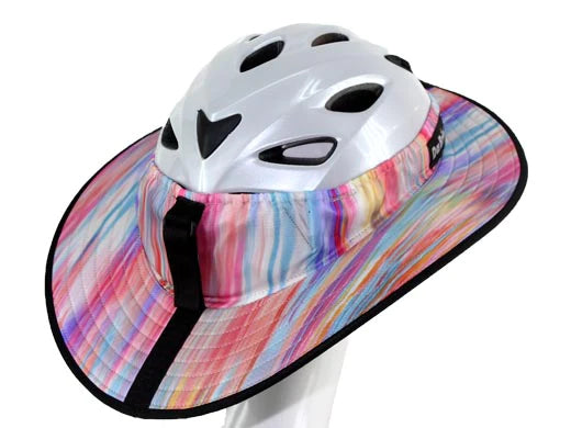 A Da Brim hat with a Da Brim helmet visor, offering protection from the sun.