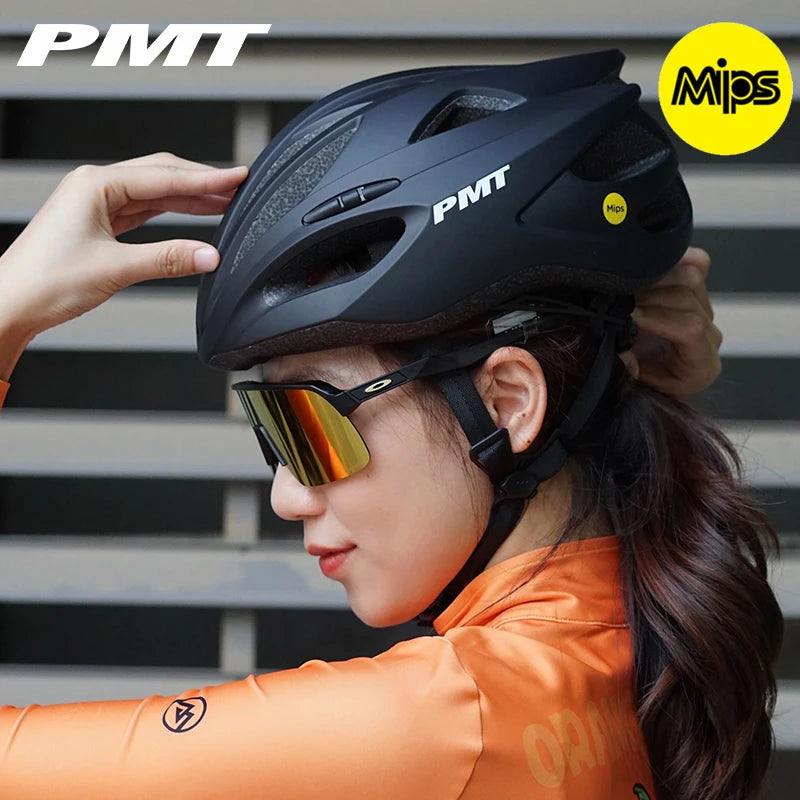 Gray Upgrade MIPS Bike Helmet with lightweight design, labeled 'upgraded version', on a white background.