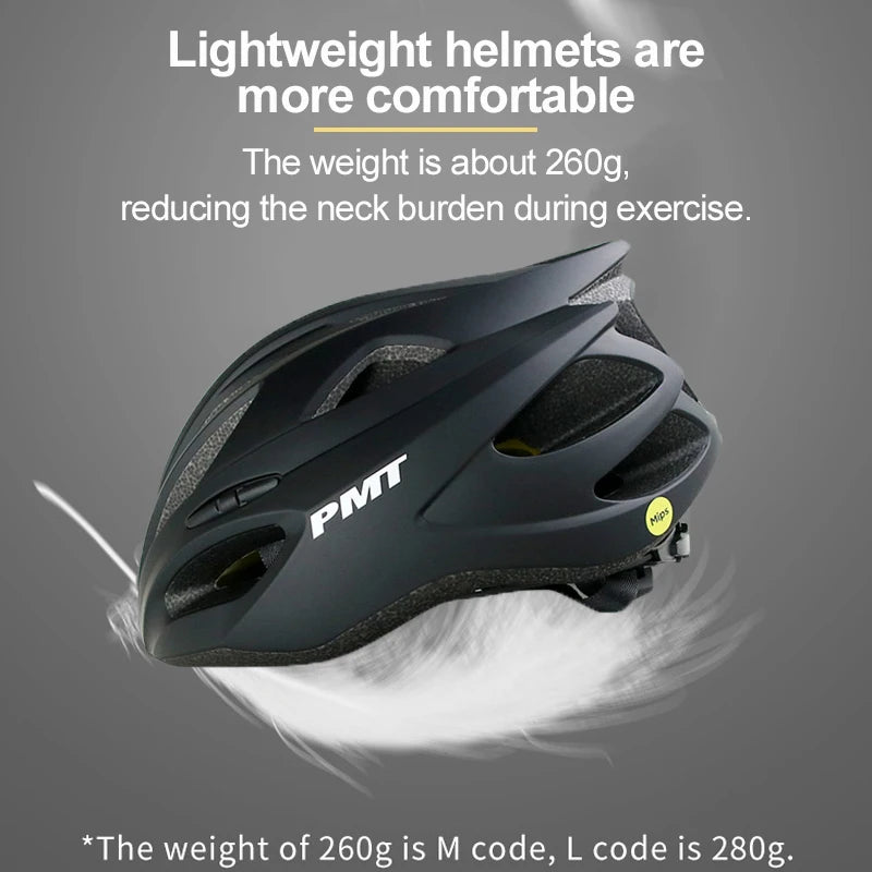 Gray Upgrade MIPS Bike Helmet with lightweight design, labeled 'upgraded version', on a white background.