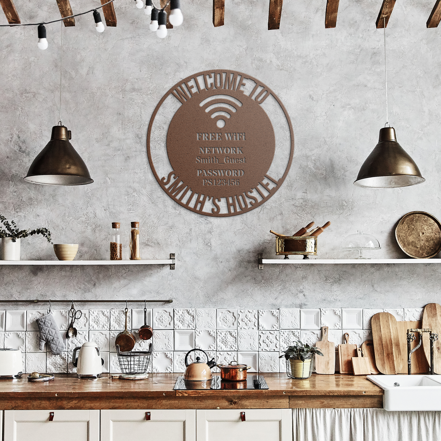 Wifi_Metal_Sign_Copper_Rustic_Kitchen_Mockup.png