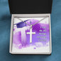 Silver cross necklace on a stainless steel ball chain in a gift box with the message "I can do all things through Christ!" printed on the insert.
Product Name: I can do all things through Christ - Cross Necklace with Ball Chain
Brand Name: ShineOn Fulfillment