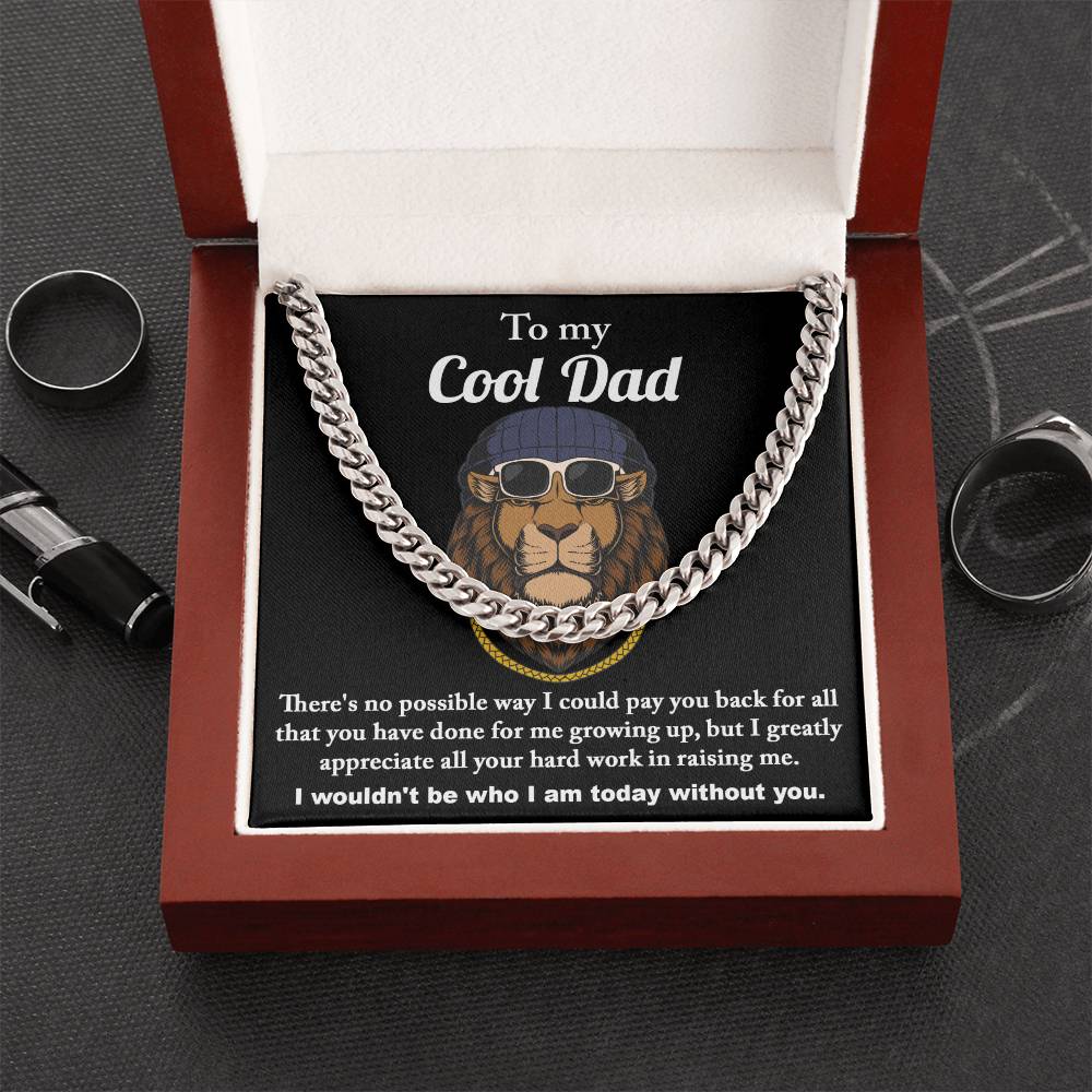 To Dad, Cool Dad - Cuban Link Chain