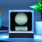 This LED acrylic plaque, titled "Unique Gift For Mother In Law," adorned with a seal of excellence and starry background on a wooden base, makes the perfect personalized Mother's Day gift to express gratitude to your cherished mother-in-law.