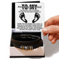 Sentence with product name: Gift box containing a To Stepdad, Care For Me - Love You Forever Bracelet and a card reading "amazing stepdad - you are not just a stepdad, you are the dad who stepped up.