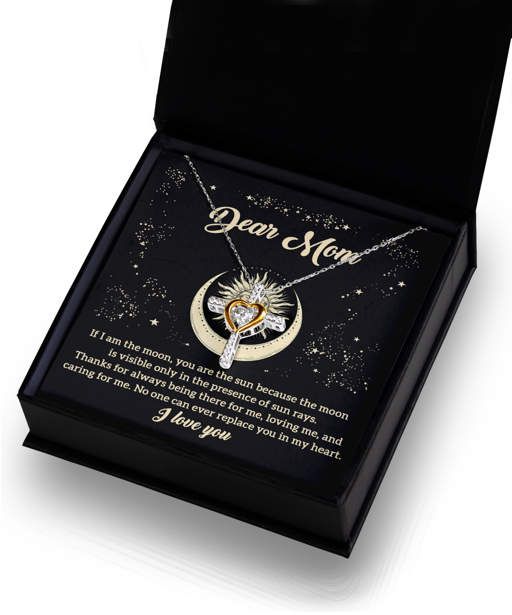 To Mom, There For Me - Cross Dancing Necklace