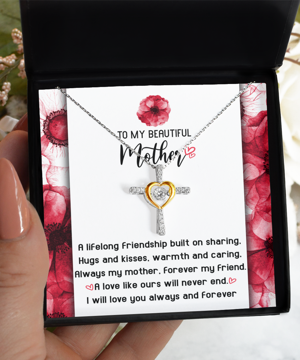 To Mom, Will Never End - Cross Dancing Necklace