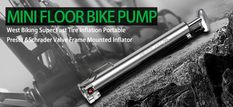 160PSI High Pressure Floor Pump - Golden Value SG