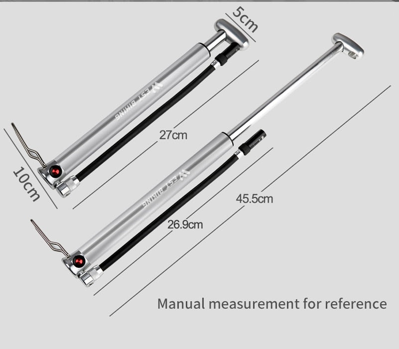 160PSI High Pressure Floor Pump - Golden Value SG