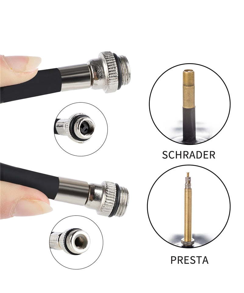 89G Portable 160 PSI High Pressure Mini Bicycle Pump - Golden Value SG