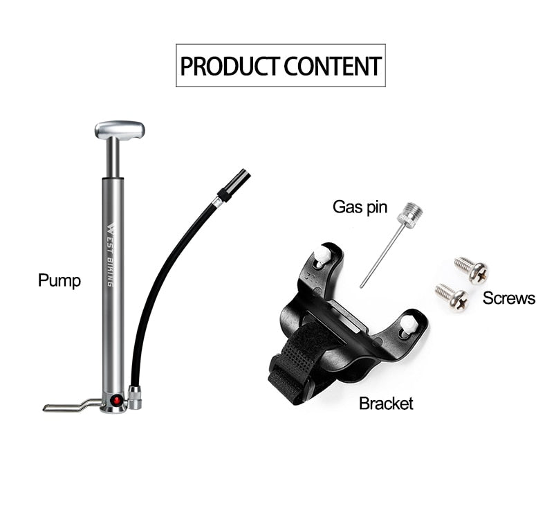 160PSI High Pressure Floor Pump - Golden Value SG