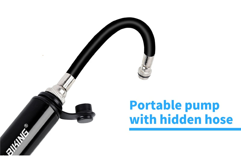 89G Portable 160 PSI High Pressure Mini Bicycle Pump - Golden Value SG