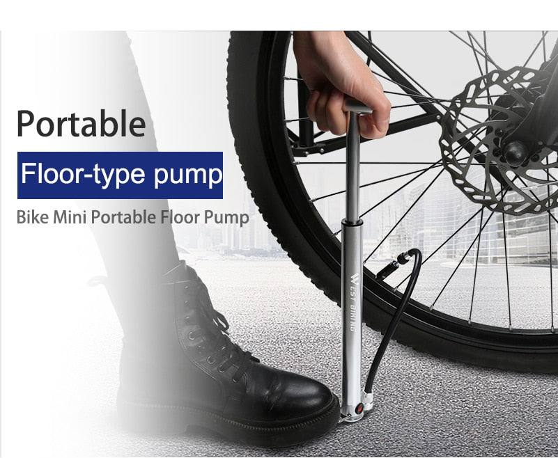 160PSI High Pressure Floor Pump - Golden Value SG