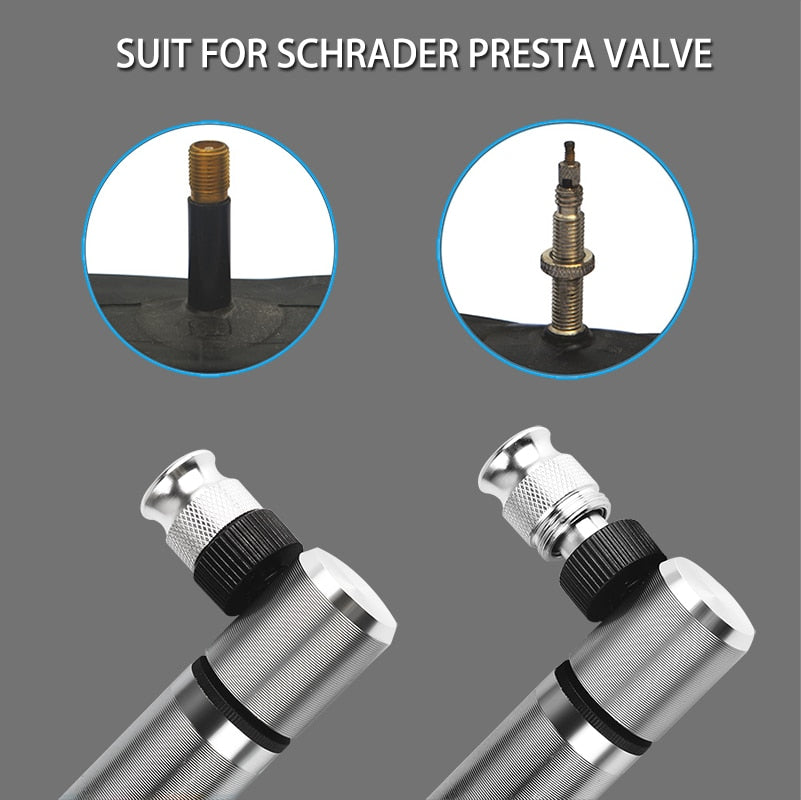 89G Portable 160 PSI High Pressure Mini Bicycle Pump - Golden Value SG