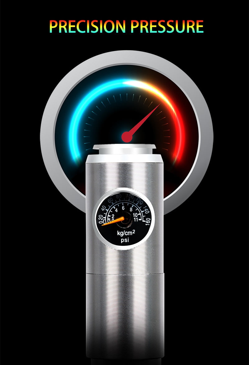 Portable High Pressure Gauge Hand Pump - Golden Value SG
