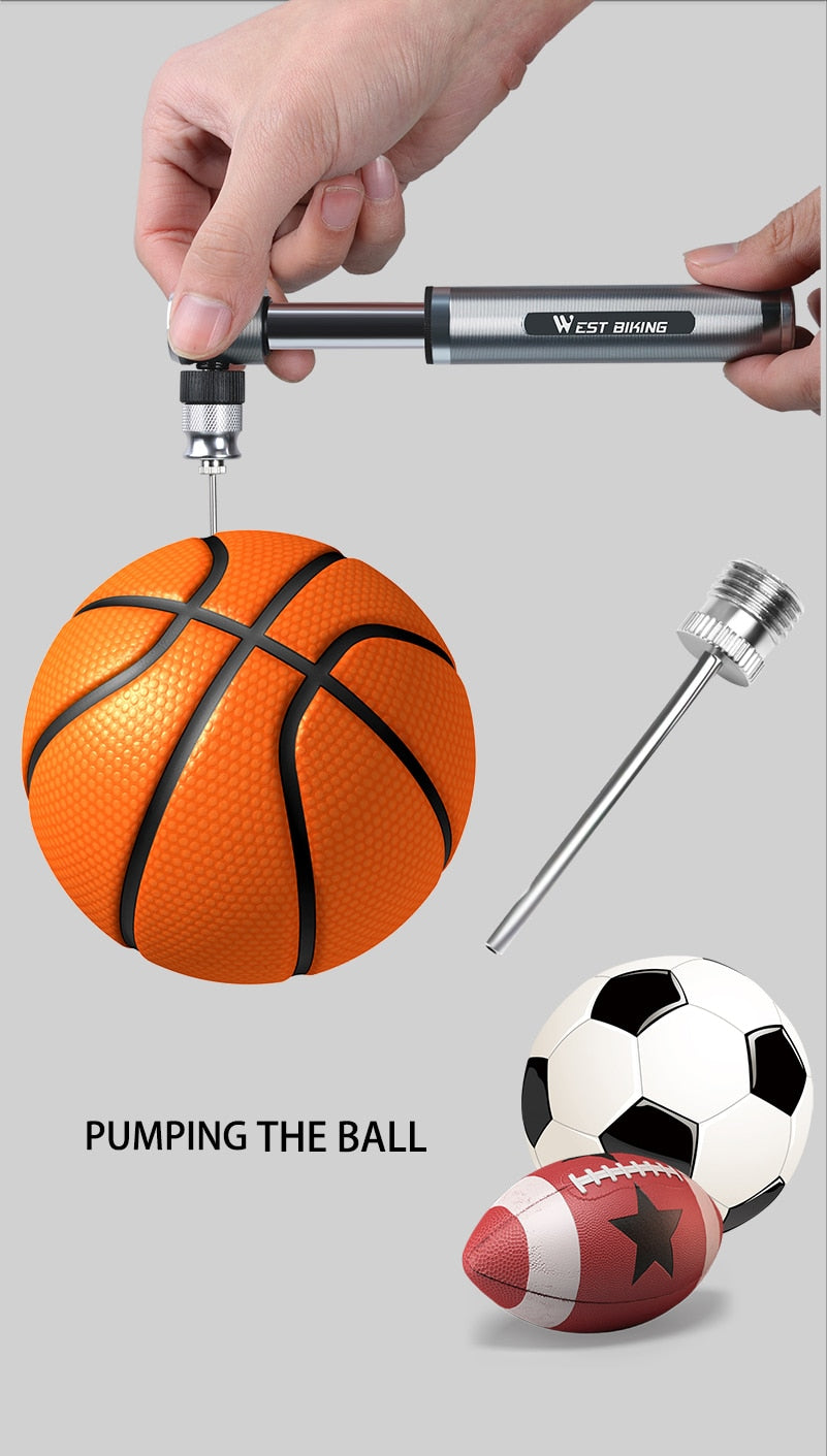 89G Portable 160 PSI High Pressure Mini Bicycle Pump - Golden Value SG