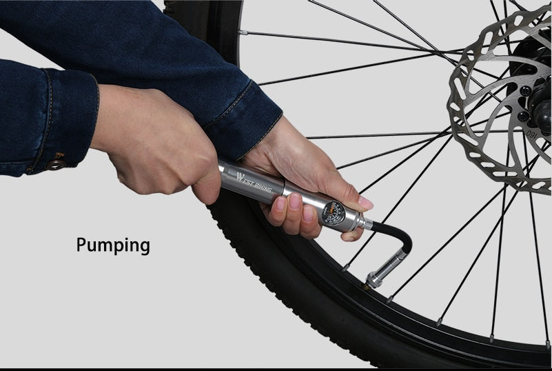 Portable High Pressure Gauge Hand Pump - Golden Value SG