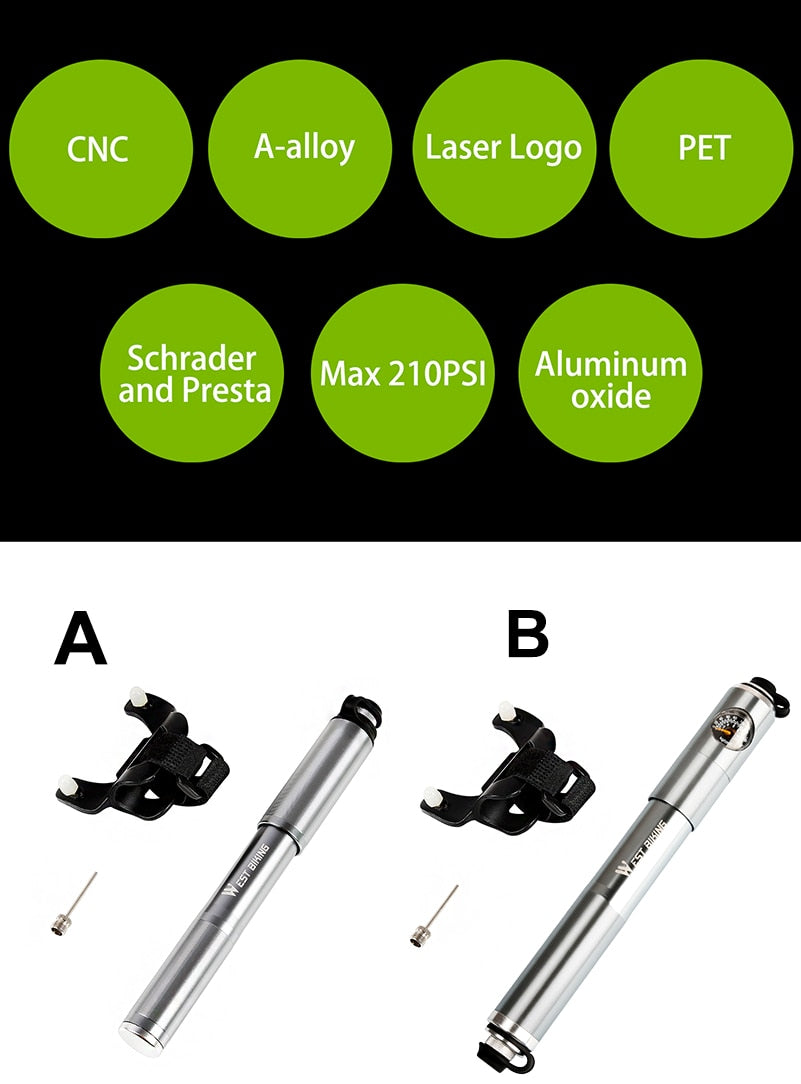 Portable High Pressure Gauge Hand Pump - Golden Value SG