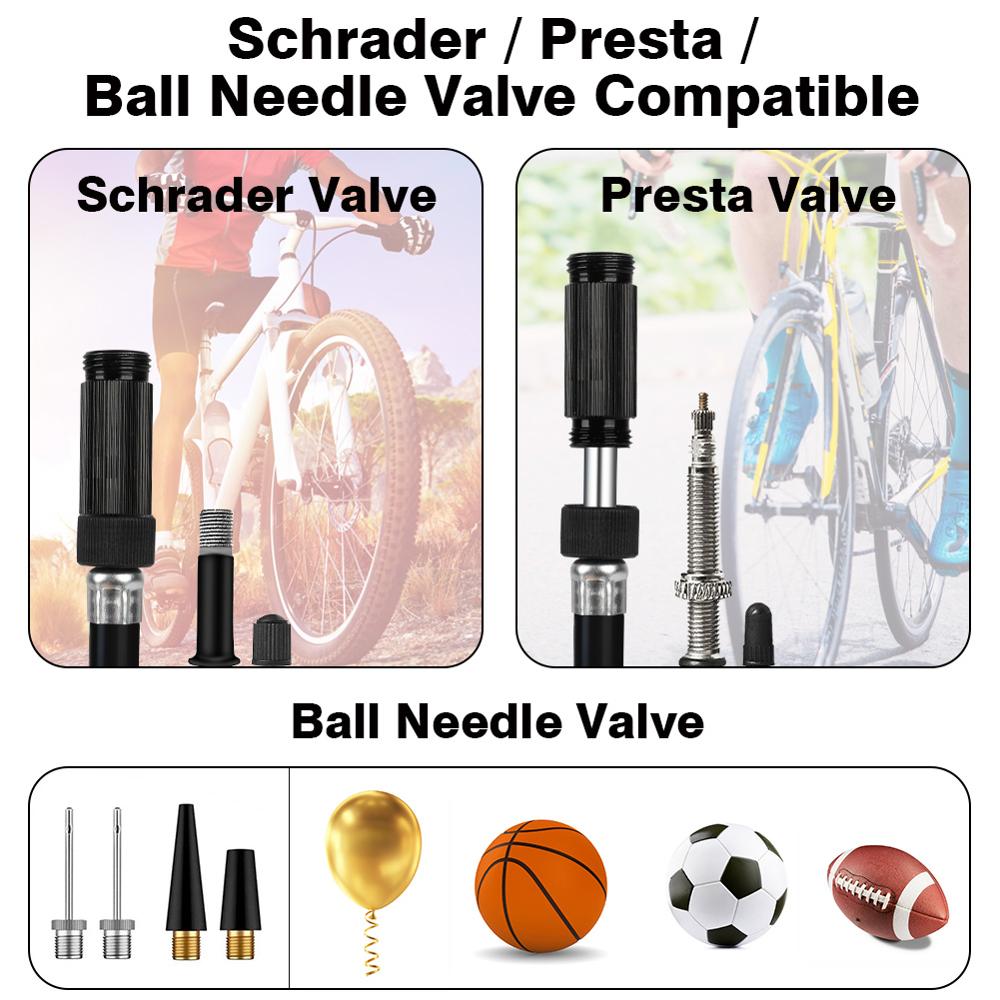 160PSI High Pressure Floor Pump - Golden Value SG