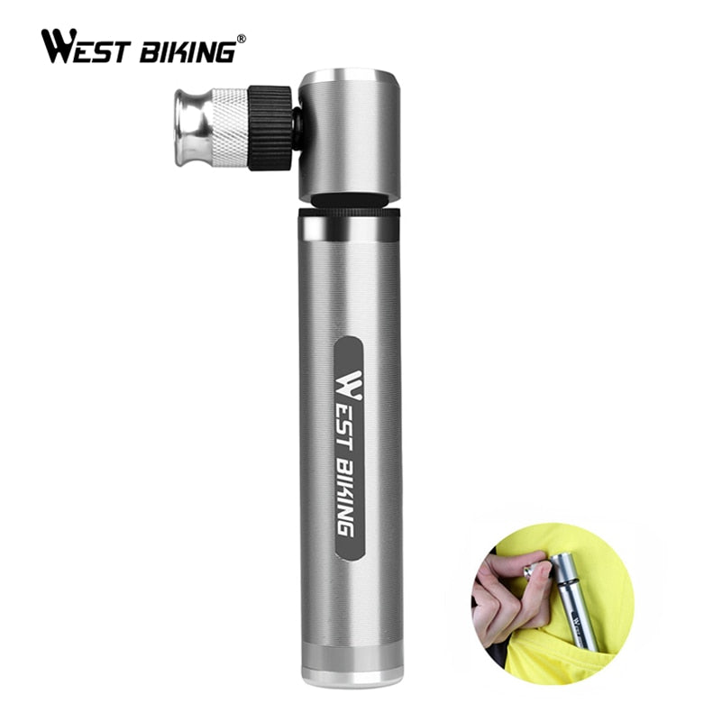 89G Portable 160 PSI High Pressure Mini Bicycle Pump - Golden Value SG