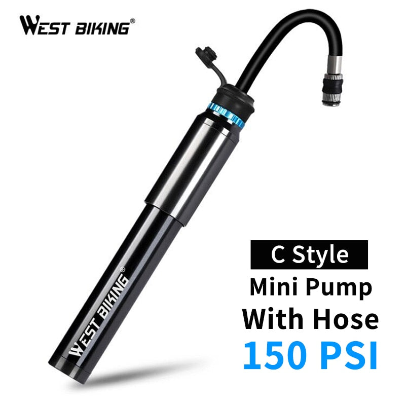 89G Portable 160 PSI High Pressure Mini Bicycle Pump - Golden Value SG