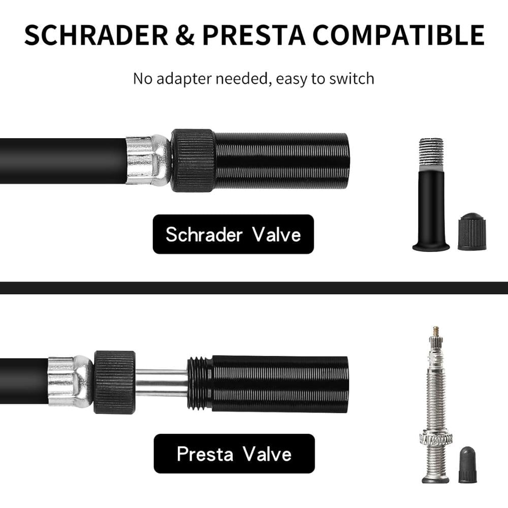 89G Portable 160 PSI High Pressure Mini Bicycle Pump - Golden Value SG