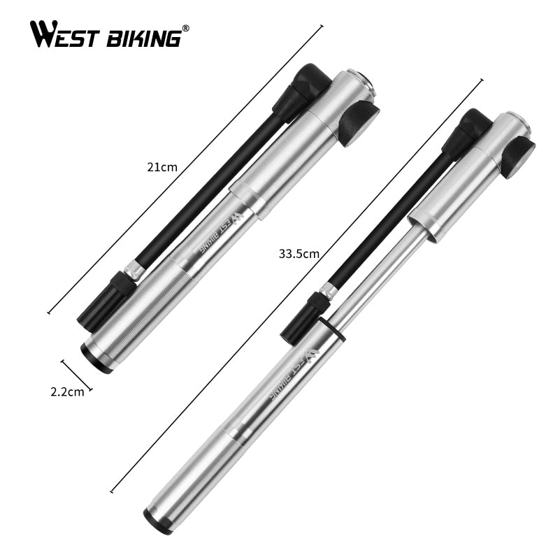 89G Portable 160 PSI High Pressure Mini Bicycle Pump - Golden Value SG