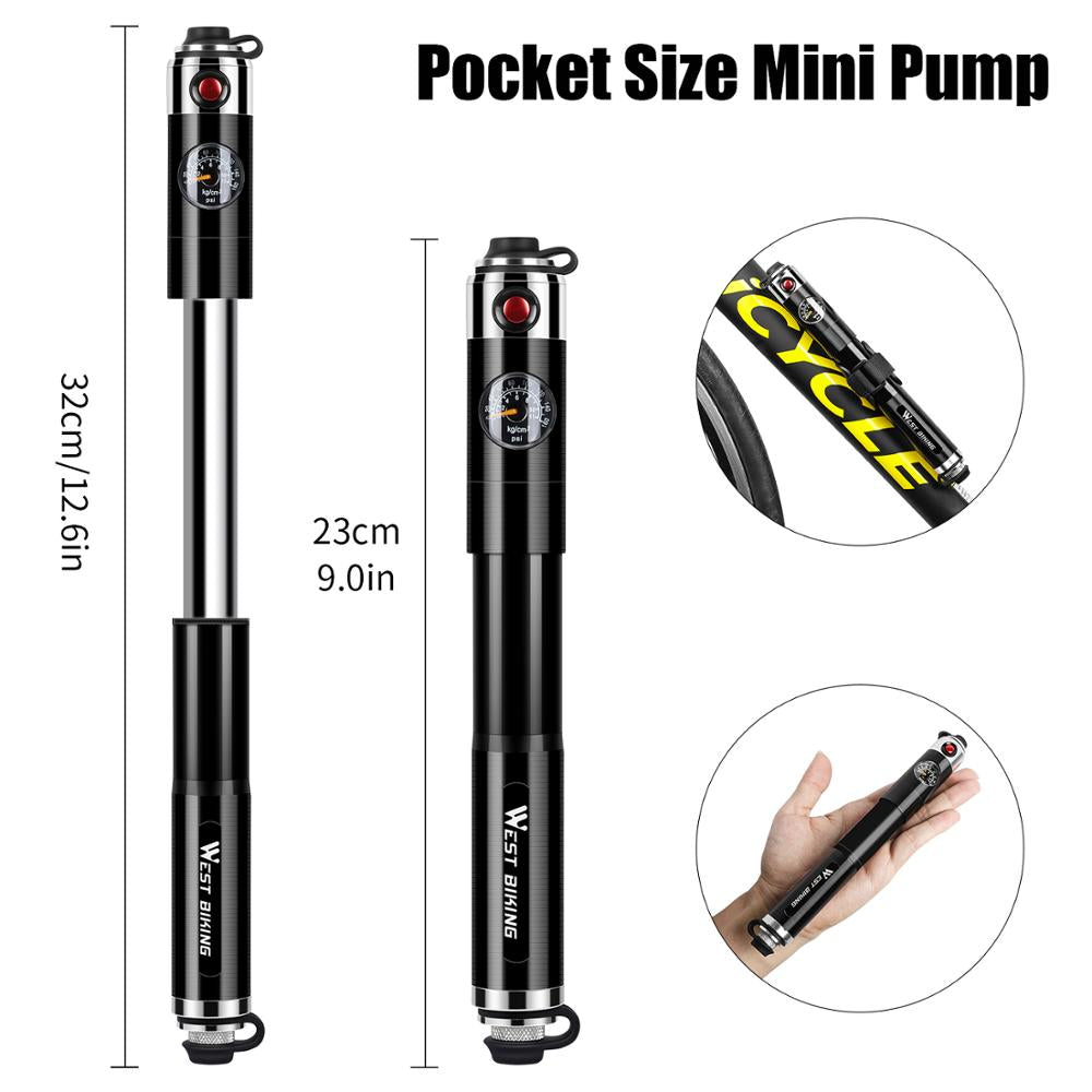 Portable High Pressure Gauge Hand Pump - Golden Value SG