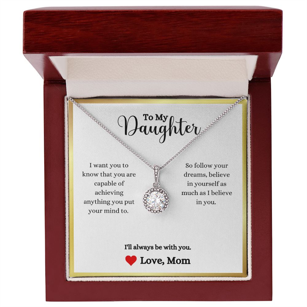 A ShineOn Fulfillment gift box with the I Will Always Be With You Eternal Hope Necklace- Gift for Daughter from Mom.