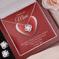 A Thank you Mom, You Are The Best Friend That I Ever Had | Love Knot Necklace and Earring Set For Mom gift box by ShineOn Fulfillment.
