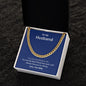 A You Are Everything To Me Cuban Link Necklace - For Husband from Wife with a message on it, by ShineOn Fulfillment.