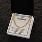 A Every Day of My Life is Perfect Cuban Link Necklace from ShineOn Fulfillment with a message on it.