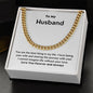A You Are The Best Thing In My Life Cuban Link Necklace - For Husband from Wife by ShineOn Fulfillment with a message to my husband.