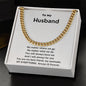 An No Matter Where We Go Cuban Link Necklace - For Husband from Wife by ShineOn Fulfillment with a poem to my husband.