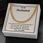 An Every Day of My Life is Perfect Cuban Link Necklace - For Husband from Wife by ShineOn Fulfillment with a message to my husband.