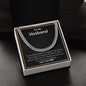 A gift box with the "You Are Always There Cuban Link Necklace - For husband from wife" from ShineOn Fulfillment.