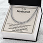 A ShineOn Fulfillment gift box with the Every Day of My Life is Perfect Cuban Link Necklace - For Husband from Wife.