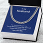 A box with the You Are Everything To Me Cuban Link Necklace - For Husband from Wife by ShineOn Fulfillment that says to my husband.