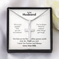 A ShineOn Fulfillment gift box with an I'M So Truly Grateful Artisan Cross Necklace – For Husband and a gift card.