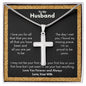 A ShineOn Fulfillment I Love You For All That That You Are Artisan Cross Necklace – For Husband with a poem on it.
