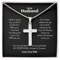 An Always & Forever Artisan Cross Necklace - For Husband with a poem on it by ShineOn Fulfillment.