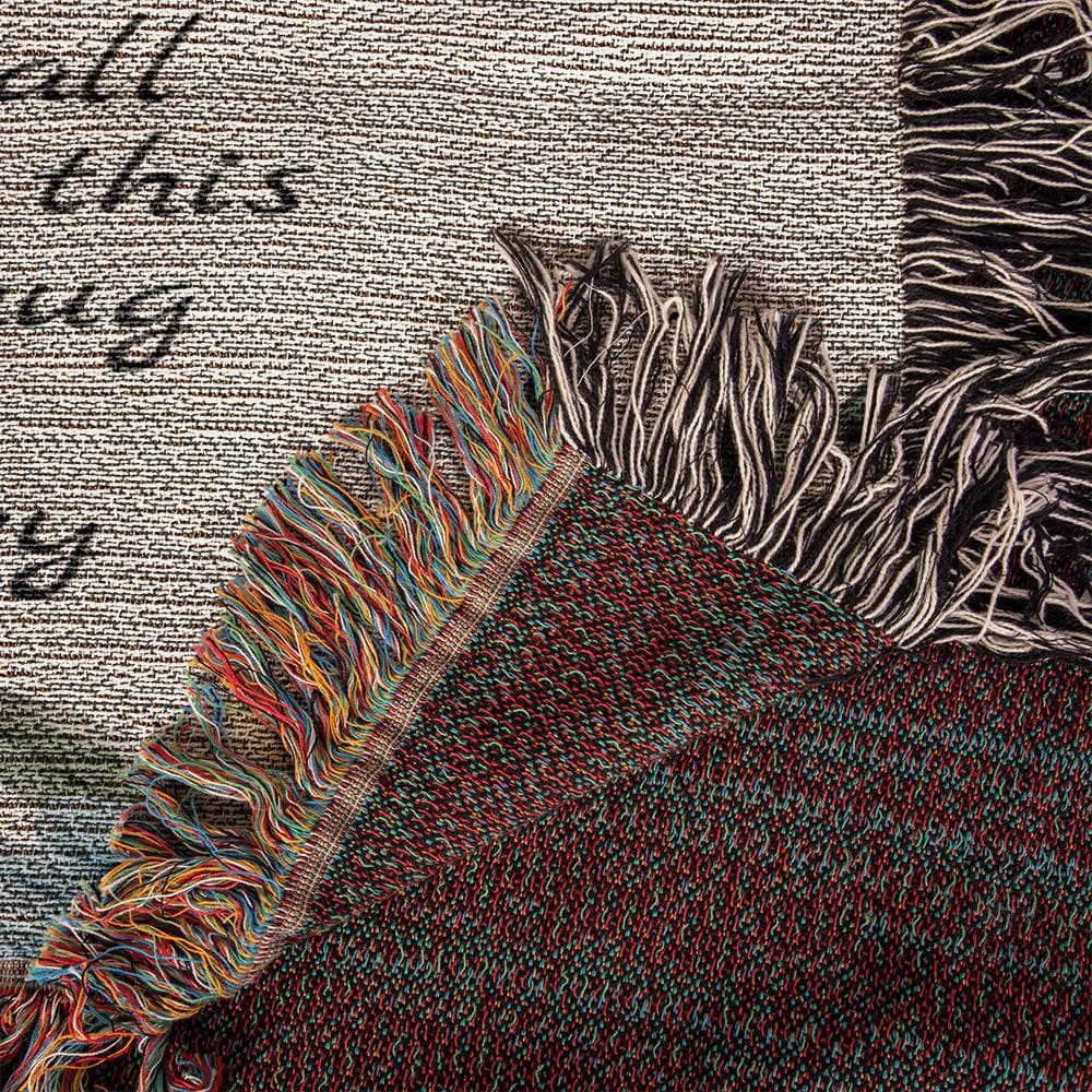 A Personalized Note to Mom Heirloom Woven Blanket for Mom by Golden Value SG.