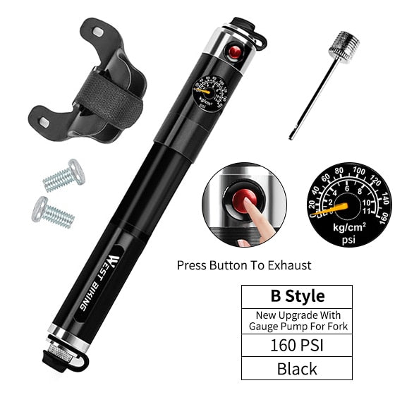 Portable High Pressure Gauge Hand Pump - Golden Value SG